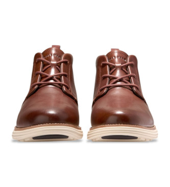 Cole Haan Brązowe skórzane buty treningowe Originalgrand Remastered Chu