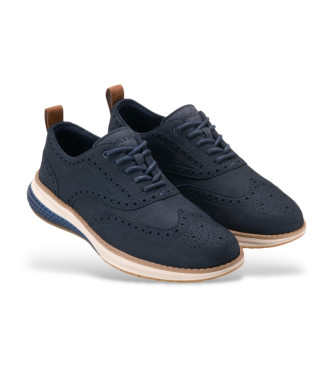 Cole Haan OriginalGrand Energyweave Wingtip Navy Oxford Sneakers i lder