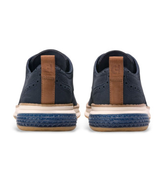 Cole Haan Skórzane sneakersy OriginalGrand Energyweave Wingtip Navy Oxford