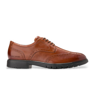 Cole Haan GrandFlex oxfordsko i brunt lder