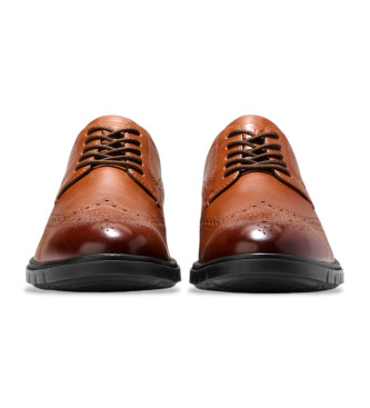 Cole Haan GrandFlex Oxford-Schuhe aus braunem Leder