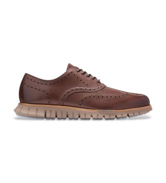 Cole Haan Zerogrand Remastered Wingtip Oxford-skor i brunt läder