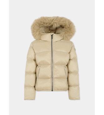 Colmar Beige glnzende Daunenjacke