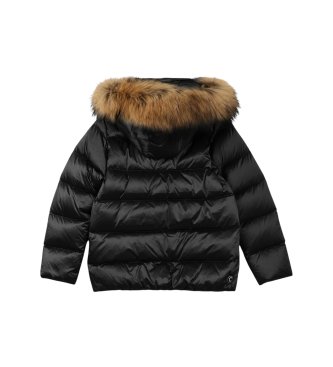 Colmar Abrigo reversible Fur negro
