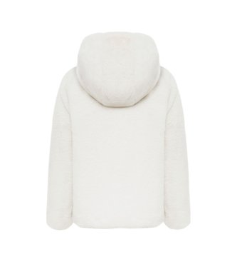 Colmar Beige Real Fur Edge reversible coat