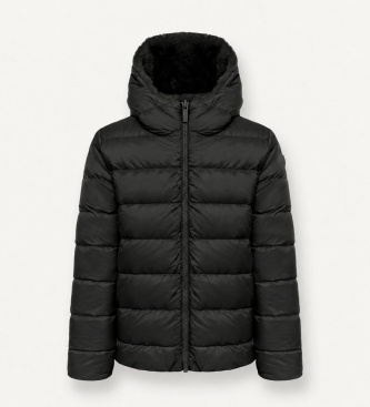 Colmar Black Real Fur Edge reversible coat