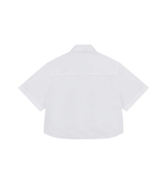 Colmar White crop shirt