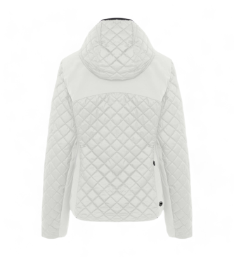 Colmar Quilted hooded windbreaker jacket white