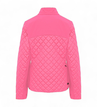 Colmar Quiltet windbreaker-jakke i pink