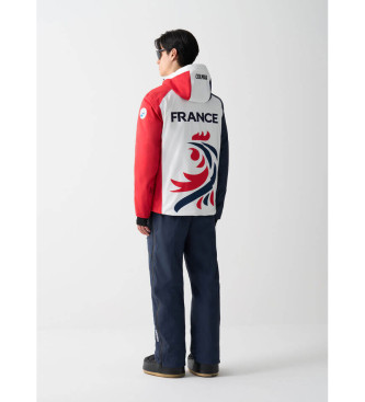 Colmar Fransk landsholdsskijakke hvid, bl, rd