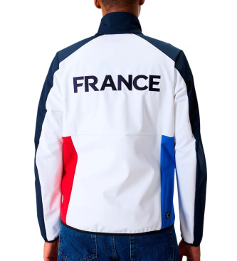Colmar Fransk landsholdsjakke i softshell, hvid