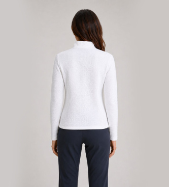 Colmar Fleecefutter in weißem Jacquard