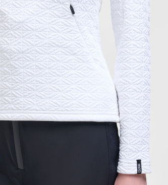 Colmar Fleecefutter in weißem Jacquard