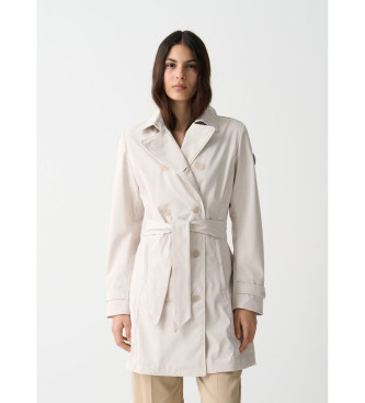 Colmar Softshell trench coat with beige belt