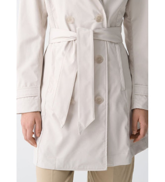 Colmar Softshell trench coat with beige belt