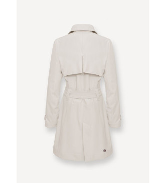 Colmar Softshell trench coat with beige belt