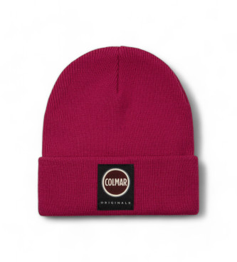 Colmar Maroon beanie with turn-up