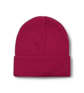 Colmar Maroon beanie with turn-up