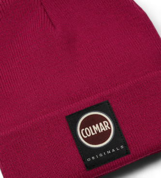 Colmar Maroon beanie with turn-up