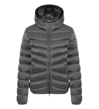 Colmar Gr quiltet syntetisk pelsjakke med gr syntetisk pels