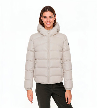 Colmar Supermatt white elasticated jacket