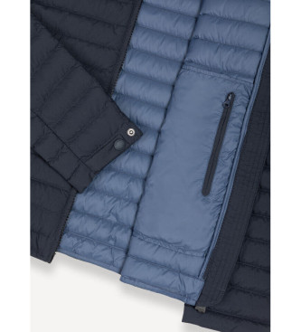 Colmar Letvgtsdunjakke med quiltet navy-krave