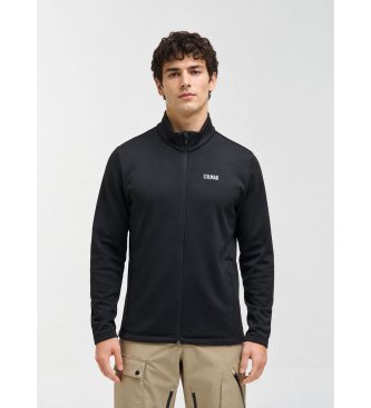 Colmar Black stretchy fleece ski sweatshirt
