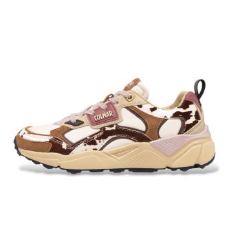 Colmar Tênis de couro Garner Spots branco multicolor