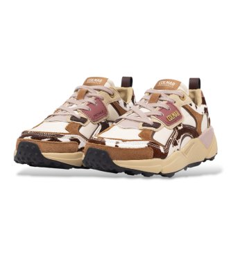 Colmar Tênis de couro Garner Spots branco multicolor