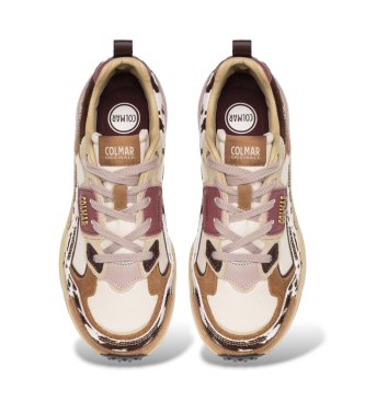Colmar Tênis de couro Garner Spots branco multicolor
