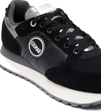 Colmar Travis Authentic Sneaker aus Wildleder schwarz
