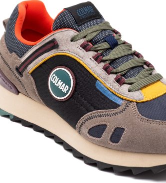 Colmar Baskets en daim Travis Sport Division noir, marron