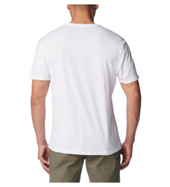 Columbia Osnovna majica z logotipom bela