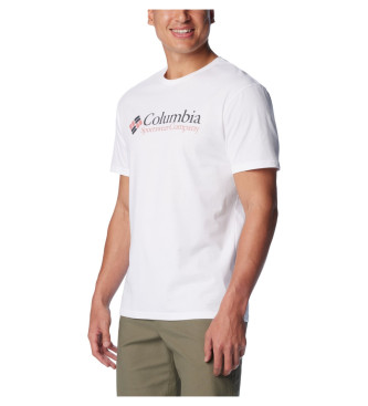Columbia T-shirt Basic Logo blanc