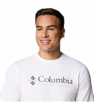 Columbia Csc Basic Logo T-shirt biały