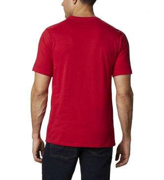 Columbia T-shirt CSC Basic Logotipo vermelho