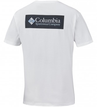 Columbia T-shirt branca de manga curta North Cascades