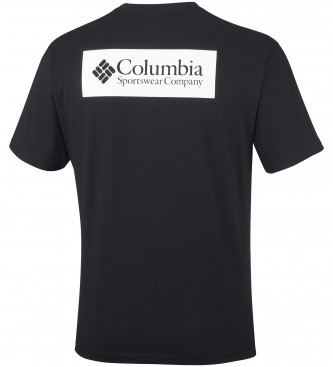 Columbia North Cascades t-shirt met korte mouwen zwart