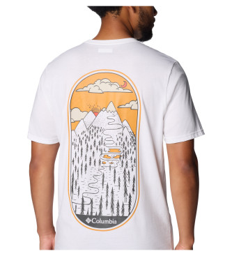 Columbia Rockaway River graphic t-shirt white