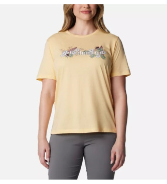 Columbia T-shirt solta Bluebird Day laranja amarelo