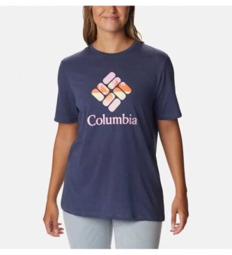 Columbia T-shirt azul azul de folhados Bluebird Day