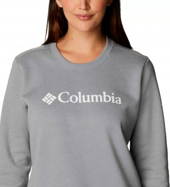 Columbia T-shirt grigia con logo Crew