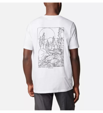 Columbia T-shirt Rockaway River blanc