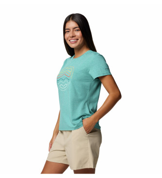 Columbia T-shirt Sloan Ridge turquesa