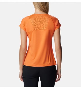 Columbia T-shirt tcnica de ponta a ponta laranja
