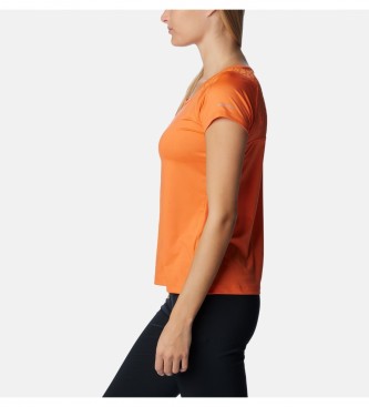 Columbia T-shirt tcnica de ponta a ponta laranja