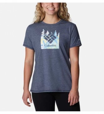 Columbia Sun Trek technisches T-shirt blau