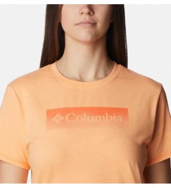 Columbia Sun Trek technisch T-shirt oranje