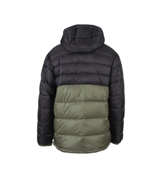 Columbia Chaqueta aislante con capucha Buck Butte verde, negro