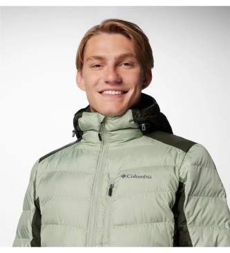 Columbia Labyrinth Loop hooded down jacket green